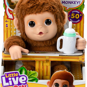 Little Live Pets Abe Kæledyr My Baby Monkey 30 cm