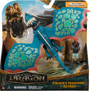 Sådan Træner Du Din Drage Stormfly & Astrid Figurer med Bevægelser 33 cm