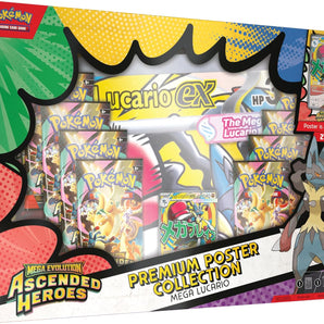 Pokémon Kort Mega Evolution Ascended Heroes Premium Poster Collection Lucario