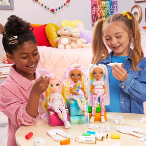 Rainbow High Dukke DIY Modedukke med Farver og Tilbehør 30 cm