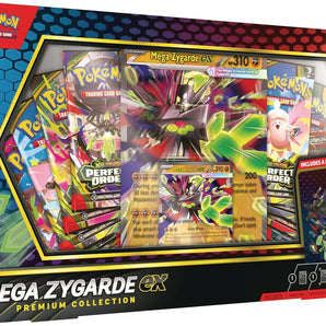 Pokémon Kort Mega Evolution Mega Zygarde ex Premium Collection Box m. 8 Boosters