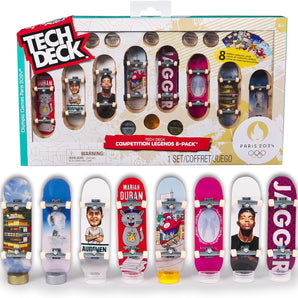 Tech Deck Fingerboards OL 2024 Competition 8-pack og Samlekort