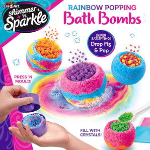 Shimmer ‘n Sparkle DIY Lav dine Egne Badbomber