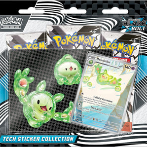 Pokémon Kort Black Bolt Tech Sticker Collection med 3 Boosterpakker