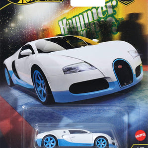 Hot Wheels Premium Car Culture Bugatti Veyron 1:64 med Real Riders Dæk