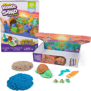 Kinetic Sand Skildpadde Byggesæt 397g Sand og Tilbehør