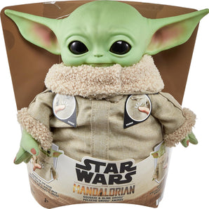 Star Wars Mandalorian Grogu Bamse med Lyd og Bevægelse 28 Cm