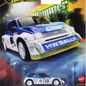 Hot Wheels Premium Car Culture '86 MG Metro 6R4 1:64 med Real Riders Dæk