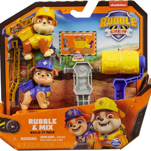 Paw Patrol Rubble og Mix Figur Sæt med Kinetic Sand og Tilbehør