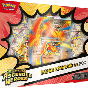 Pokémon Kort Mega Evolution Ascended Heroes Mega Emboar Ex Box