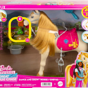 Barbie Mysteries Hest Sæt med Tilbehør 30 Cm