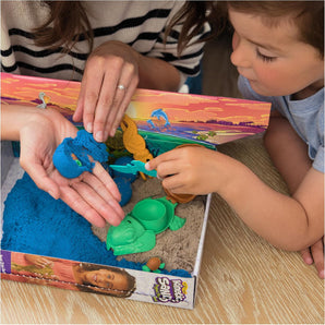 Kinetic Sand Skildpadde Byggesæt 397g Sand og Tilbehør