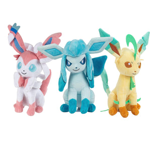 Pokémon Bamser Eevolutions Leafeon Glaceon & Sylveon 3-Pack