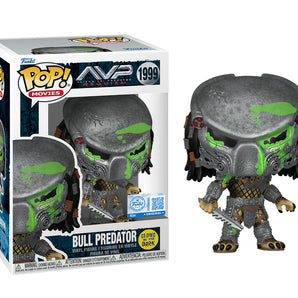 Funko POP! Figur Alien vs. Predator Bull Predator Glow in the Dark Exclusive