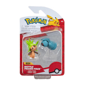 Pokémon Figurer 2-Pack Chespin & Beldum 5 cm