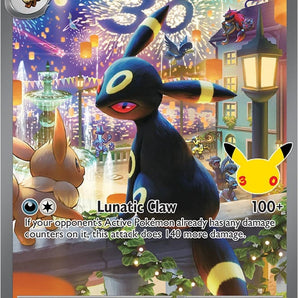 Pokémon Kort 30th Celebration Ultra Premium Collection Umbreon ex med 30 Boosterpakker