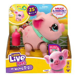 Little Live Pets Kæledyr Gris My Walking Pig 23 Cm