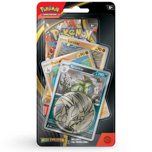 Pokémon Kort Mega Evolution Premium Checklane Blister m. Tyranitar Promo