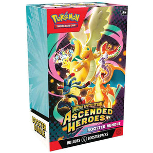 Pokémon Kort Booster Bundle Mega Evolution Ascended Heroes 6 Booster Packs