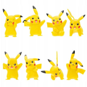 Pokémon Pikachu Figurer Multipakke med 8 Figurer