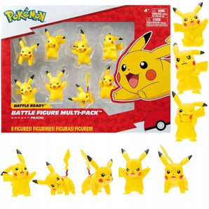 Pokémon Pikachu Figurer Multipakke med 8 Figurer