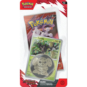 Pokémon Kort Scarlet & Violet Destined Rivals 1-Pack Checklane Blister Zarude