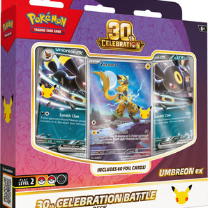 Pokémon Kort 30th Celebration Umbreon ex Battle Deck med 60 Kort