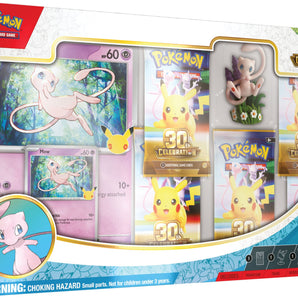 Pokémon Kort 30th Celebration Mew Figure Collection med 5 Boosterpakker