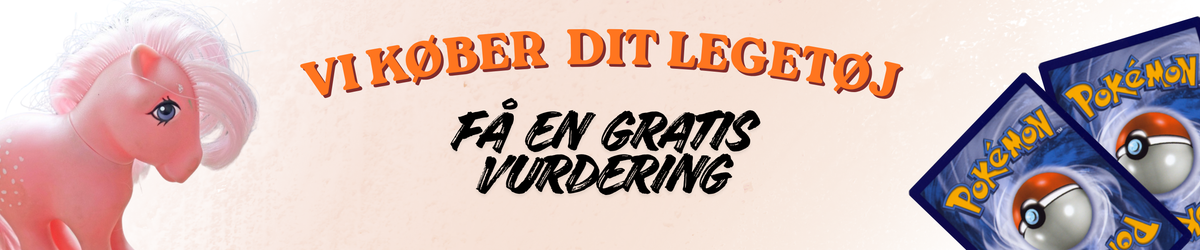 Vi køber dit legetøj. Få en gratis vurdering.