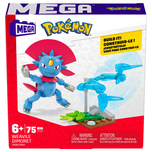 MEGA Pokémon Byggesæt Weavile Power Pack 75 Dele