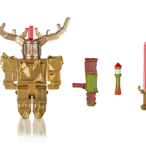 Roblox Fantastic Frontier Gold Corrupt Knight Figur med Kode 8 cm