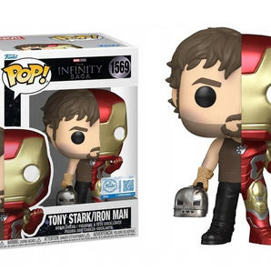 Funko Pop Figur Marvel Split Tony Stark / Iron Man Exclusive Figur #1569