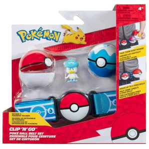 Pokémon Bælte Sæt Clip 'N Go Pokéball, Quaxly 5 Cm