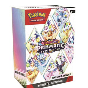 Pokémon Kort Scarlet & Violet Prismatic Evolutions Booster Bundle 6 Pakker