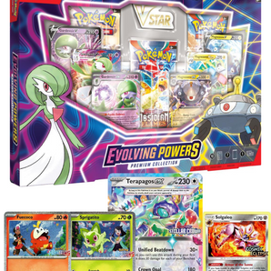 Pokémon Kort Evolving Powers Box + 4 Eksklusive PROMOKORT