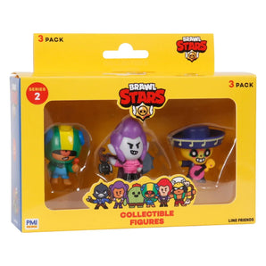 Brawl Stars Figurer 3-Pack 5 cm