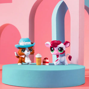 Littlest Pet Shop Figurer Pet Pair 2-Pack med Tilbehør 5 cm