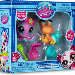 Littlest Pet Shop Figurer Pet Pair 2-Pack med Tilbehør 5 cm