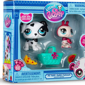Littlest Pet Shop Figurer Pet Pair 2-Pack med Tilbehør 5 cm
