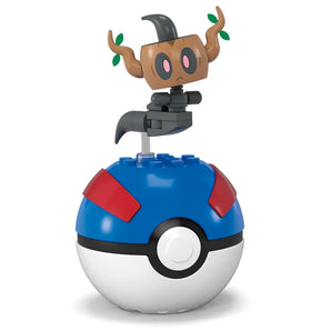 MEGA Pokémon Byggesæt Phantump Figur og Pokéball 25 Dele