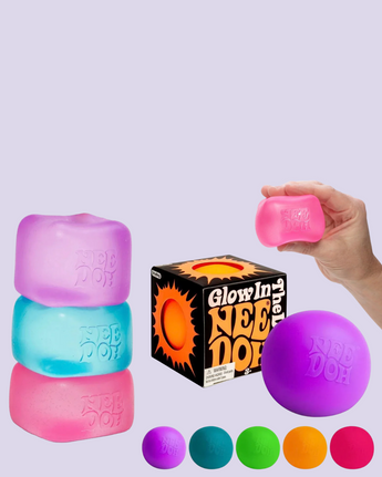 NeeDoh squishy cubes og bolde i mange farver