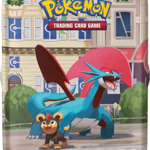 Pokémon Kort Lumiose City Mini Tin Salamence med 2 Boosterpakker