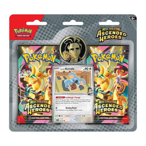 Pokémon Kort Mega Evolution Ascended Heroes Enhanced 2-Pack Blister Larry's Komala