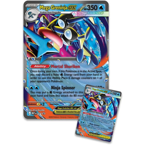 Pokémon Kort Mega Greninja ex Premium Collection med 8 Boosterpakker