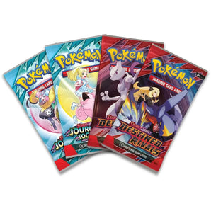 Pokémon Kort Destined Rivals Tin Fall Ex Team Rocket - 4 Booster Pakker